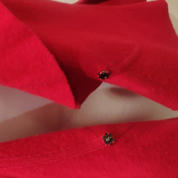 Jones of New York Womens Red Wool Jacket petite M - Picture 4 of 10